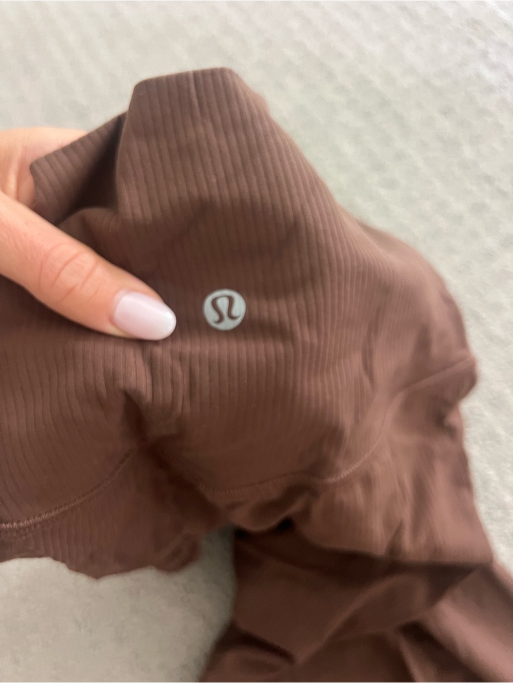 lululemon athletica Brown Ribbed High-Waist Leggings - Picture 2 of 3